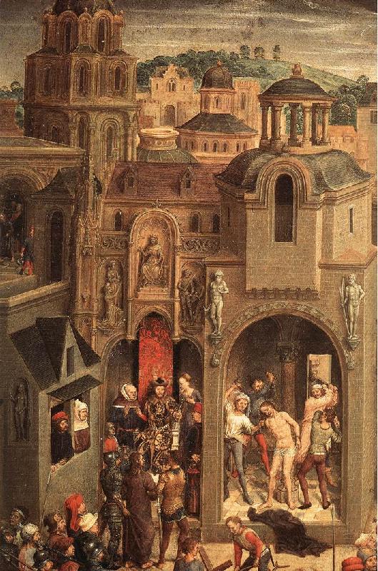 MEMLING, Hans Scenes from the Passion of Christ (detail) sg Norge oil painting art